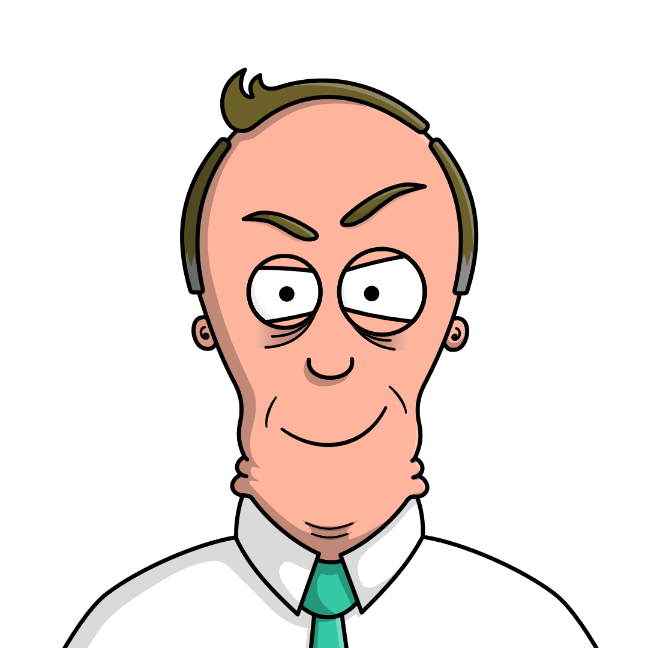 Talbot Digley, looking pleased with himself